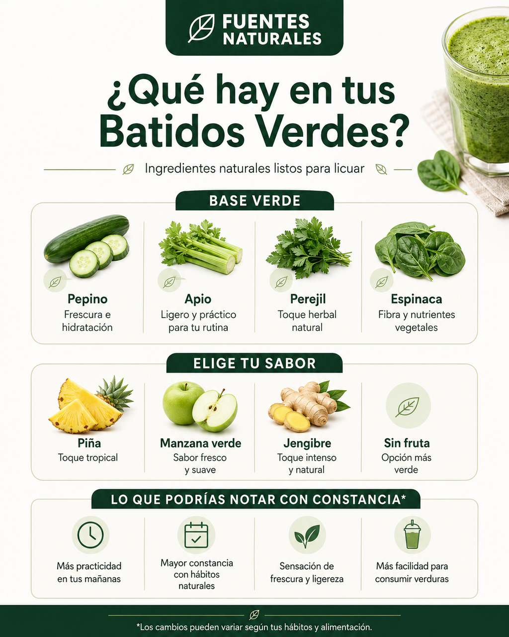 Batidos Verdes Listos para Licuar — Envío Gratis en Bogotá